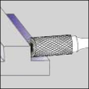 Rotary burr cylinder (with end cut) rysunek