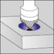 Rotary burr cone 90 rysunek